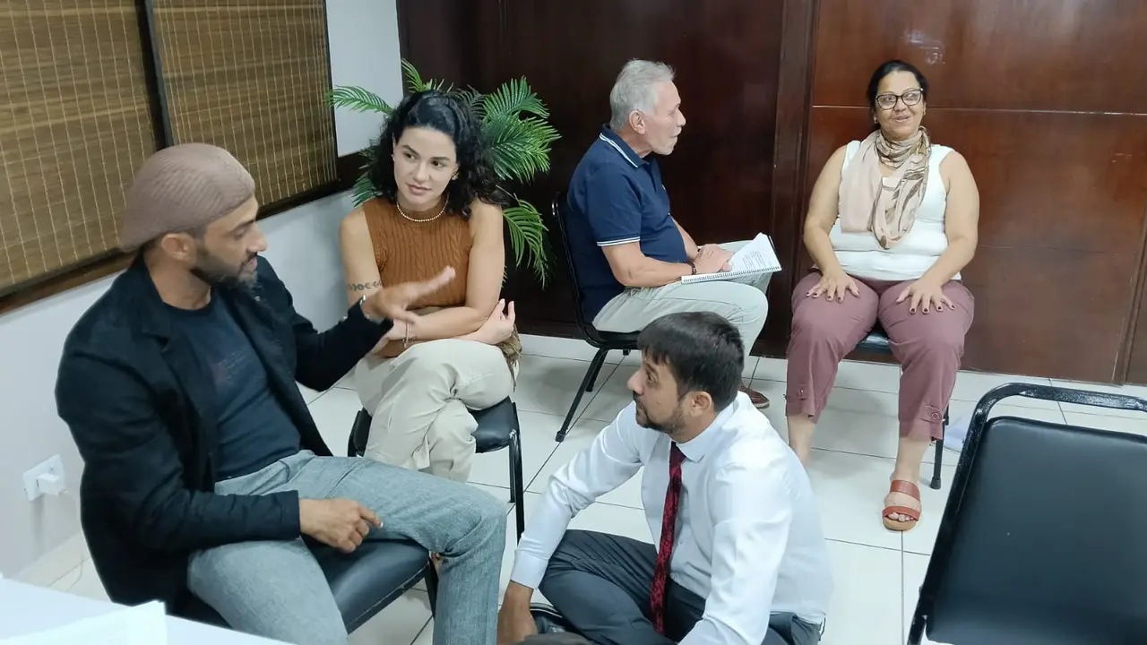 Turma da Formação MHT em roda de prática supervisionada
